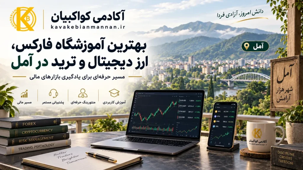 آموزش ترید ارز دیجیتال و فارکس در بابل و بابلسر